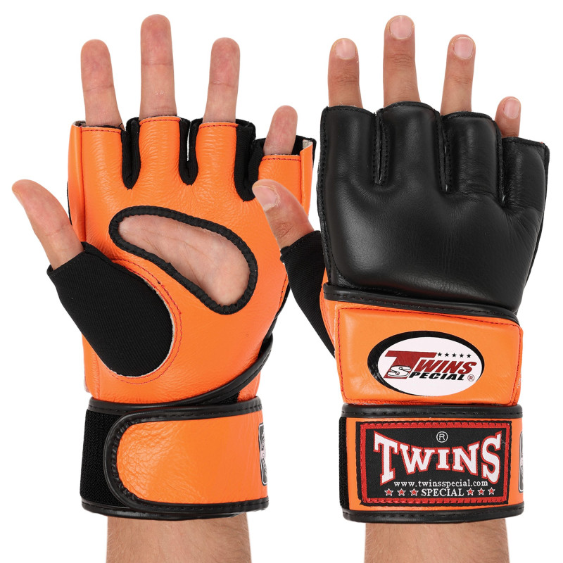 Рукавиці для змішаних єдиноборств MMA TWINS GGL-4 M-XL кольори в асортименті