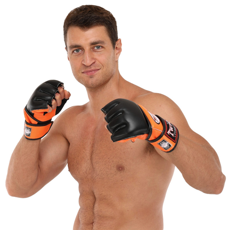 Рукавиці для змішаних єдиноборств MMA TWINS GGL-4 M-XL кольори в асортименті
