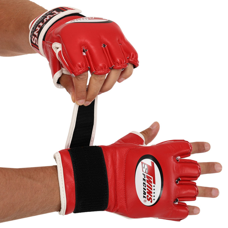 Рукавиці для змішаних єдиноборств MMA TWINS GGL-6 M-XL кольори в асортименті