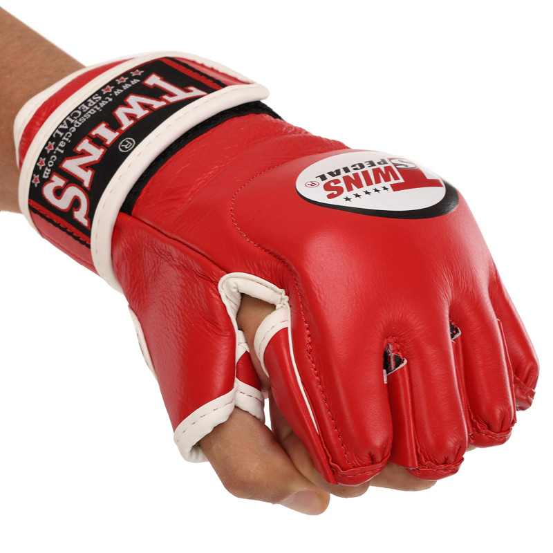 Рукавиці для змішаних єдиноборств MMA TWINS GGL-6 M-XL кольори в асортименті
