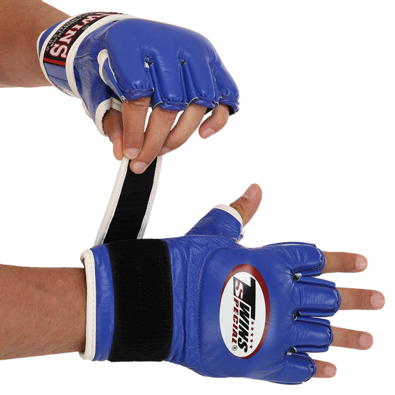 Рукавиці для змішаних єдиноборств MMA TWINS GGL-6 M-XL кольори в асортименті