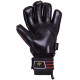 Рукавиці воротарські професійні із захистом пальців SOCCERMAX GK-003 розмір 7-11 чорний-червоний