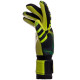 Рукавиці воротарські професійні із захистом пальців SOCCERMAX GK-004 розмір 7-11 жовтий-чорний-салатовий