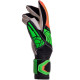 Рукавиці воротарські професійні із захистом пальців SOCCERMAX GK-009 розмір 7-11 салатовий-помаранчевий-чорний