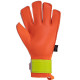 Рукавиці воротарські професійні із захистом пальців SOCCERMAX GK-011 розмір 7-11 помаранчевий-жовтий
