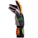 Рукавиці воротарські професійні із захистом пальців SOCCERMAX GK-024 розмір 7-11 помаранчевий-чорний