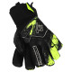 Рукавиці воротарські професійні із захистом пальців SOCCERMAX GK-4315 розмір 7-11 чорний-салатовий