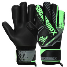 Рукавиці воротарські професійні із захистом пальців SOCCERMAX GK-4316 розмір 7-11 кольори в асортименті