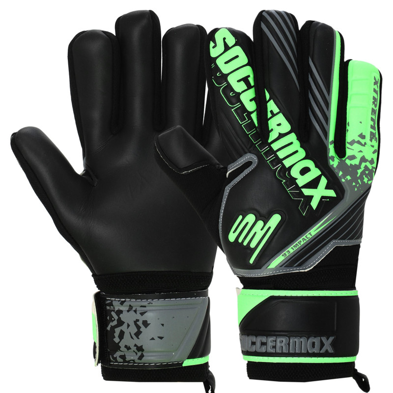 Рукавиці воротарські професійні із захистом пальців SOCCERMAX GK-4316 розмір 7-11 кольори в асортименті