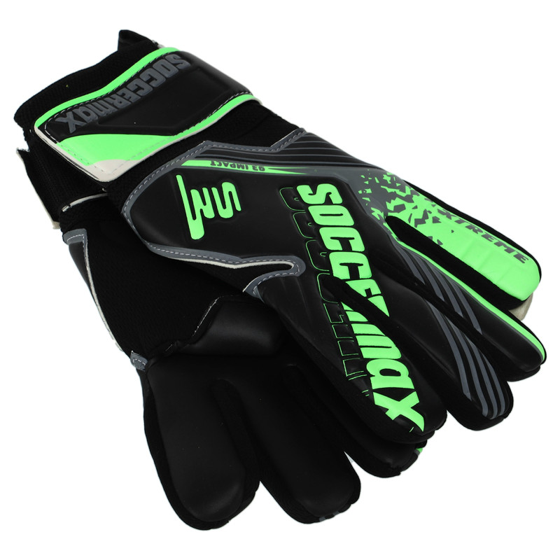 Рукавиці воротарські професійні із захистом пальців SOCCERMAX GK-4316 розмір 7-11 кольори в асортименті