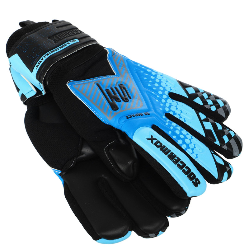 Рукавиці воротарські професійні із захистом пальців SOCCERMAX GK-4317 розмір 7-11 кольори в асортименті