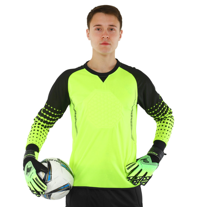 Рукавиці воротарські професійні із захистом пальців SOCCERMAX GK-4317 розмір 7-11 кольори в асортименті