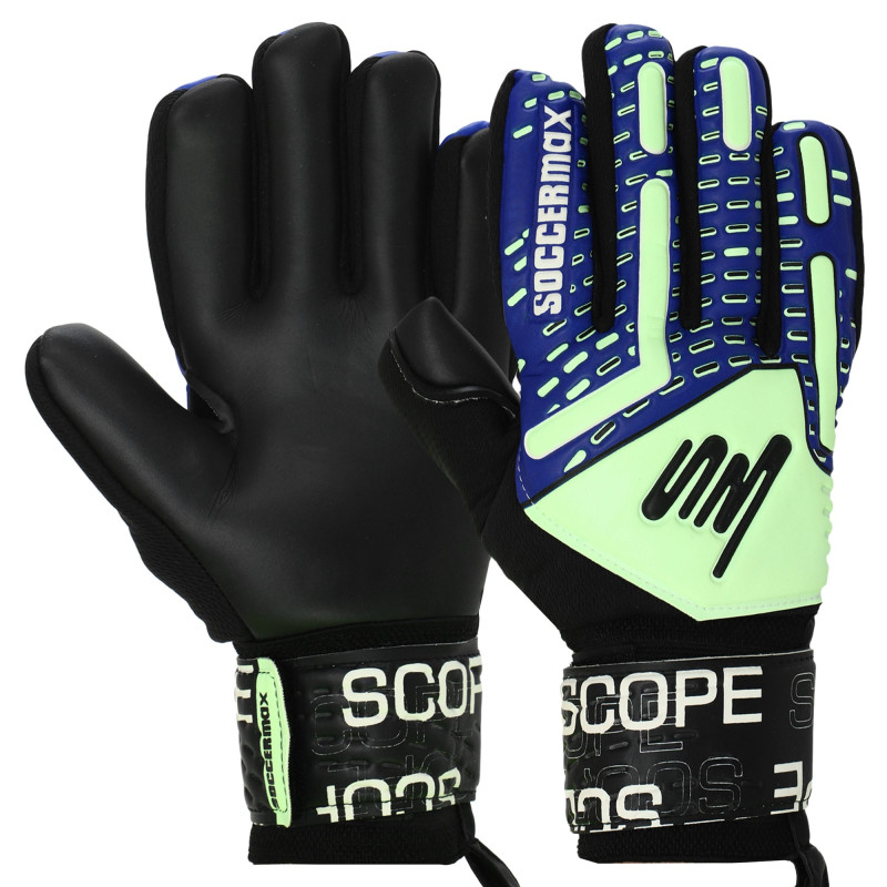 Рукавиці воротарські професійні із захистом пальців SOCCERMAX GK-4321 розмір 7-11 кольори в асортименті