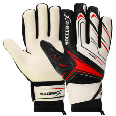 Рукавиці воротарські професійні із захистом пальців SOCCERMAX GK-4341 розмір 7-11 кольори в асортименті