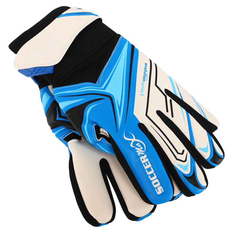 Рукавиці воротарські професійні із захистом пальців SOCCERMAX GK-4341 розмір 7-11 кольори в асортименті