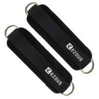 Лямки для ніг TRAINING ANKLE STRAPS EZOUS H-01 2шт чорний