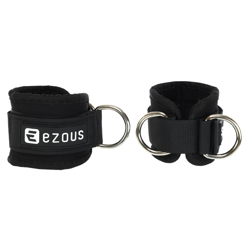 Лямки для ніг TRAINING ANKLE STRAPS EZOUS H-01 2шт чорний