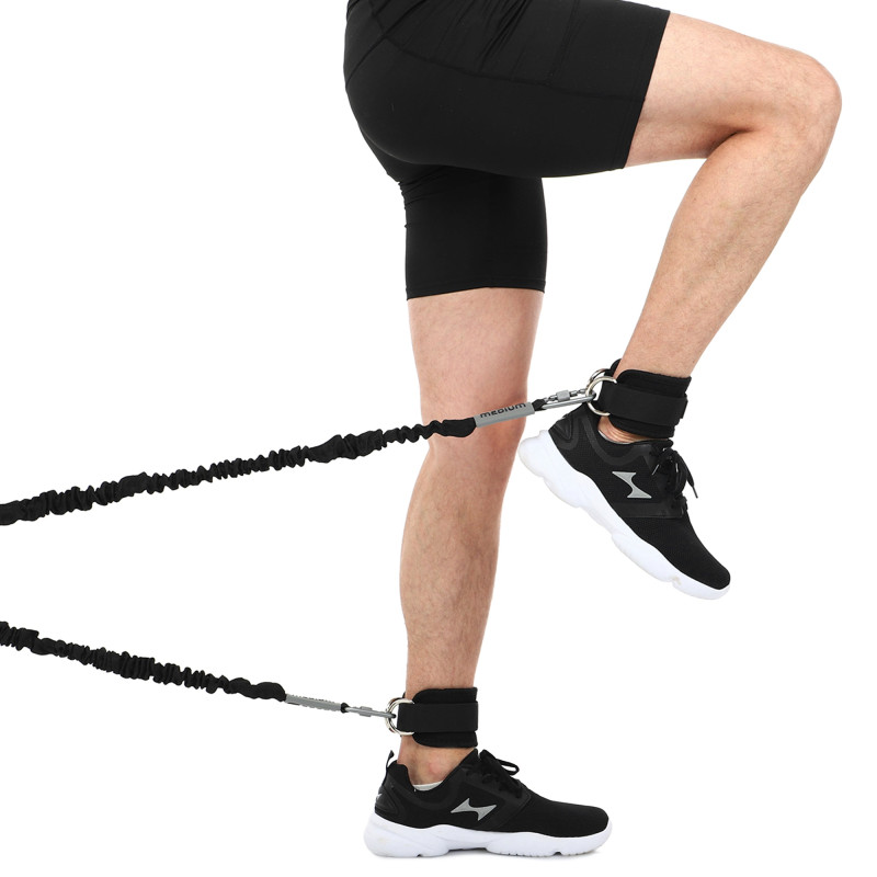Лямки для ніг TRAINING ANKLE STRAPS EZOUS H-01 2шт чорний
