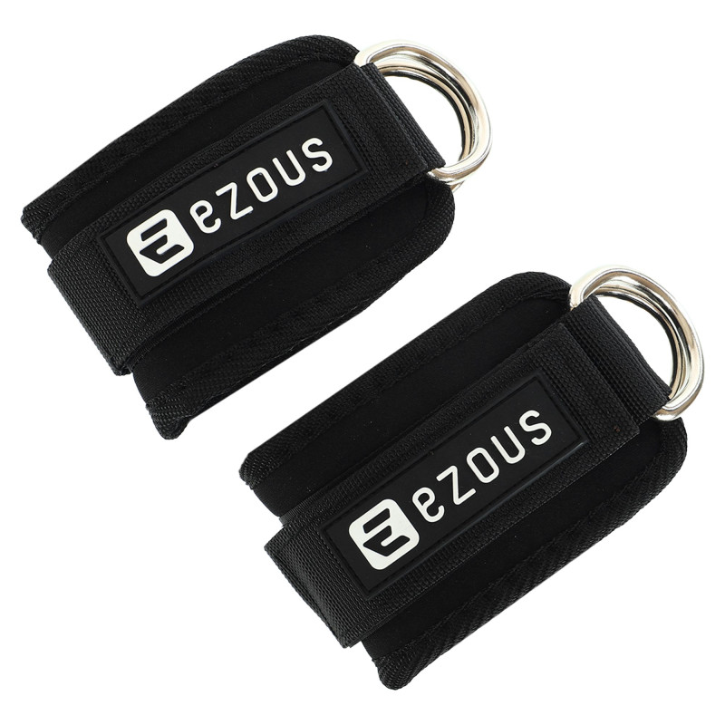 Лямки для ніг TRAINING ANKLE STRAPS EZOUS H-01 2шт чорний