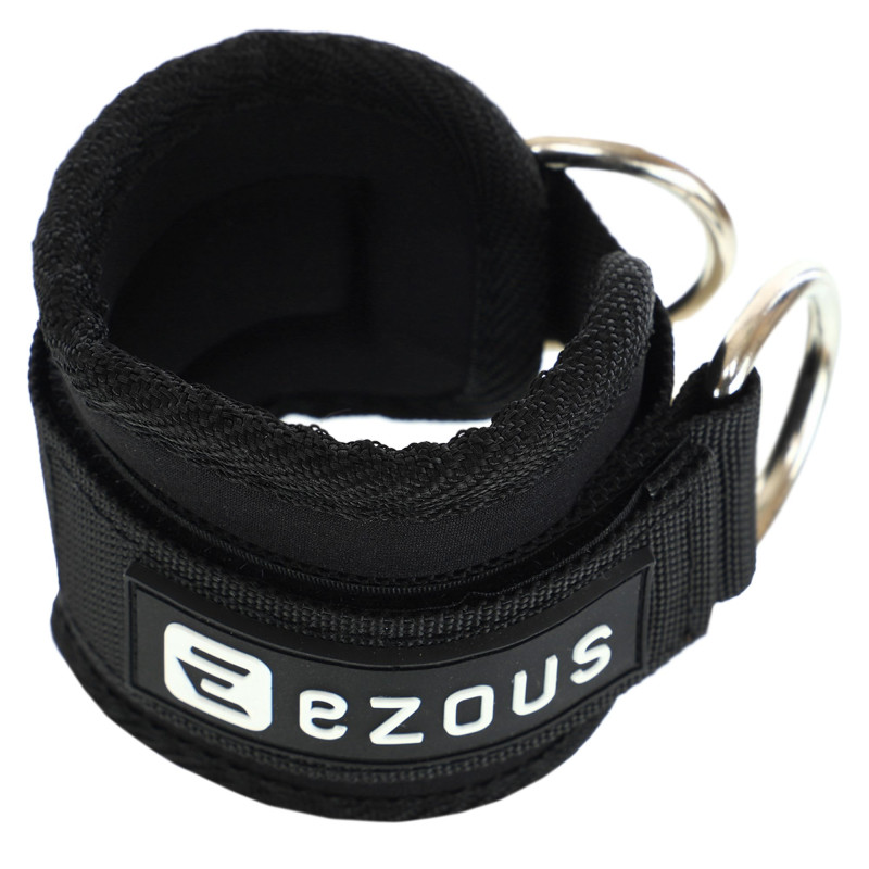 Лямки для ніг TRAINING ANKLE STRAPS EZOUS H-01 2шт чорний