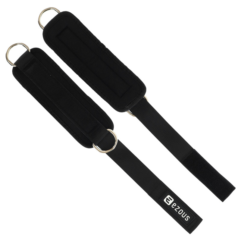 Лямки для ніг TRAINING ANKLE STRAPS EZOUS H-01 2шт чорний
