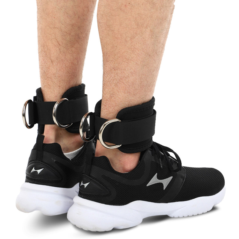 Лямки для ніг TRAINING ANKLE STRAPS EZOUS H-01 2шт чорний