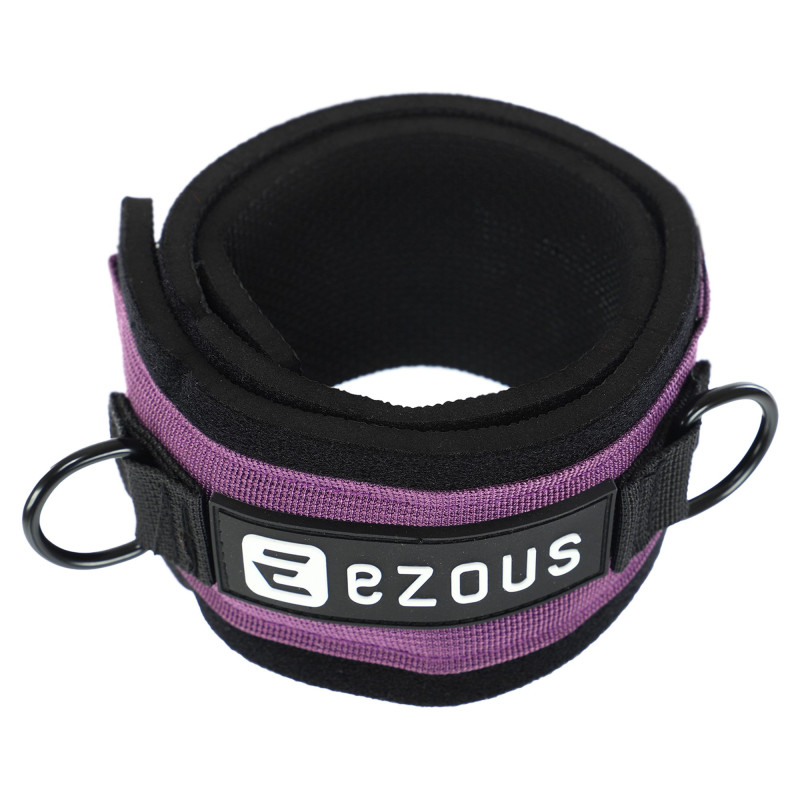 Лямка для ніг TRAINING LEG STRAPS EZOUS H-03 1шт чорний-фіолетовий