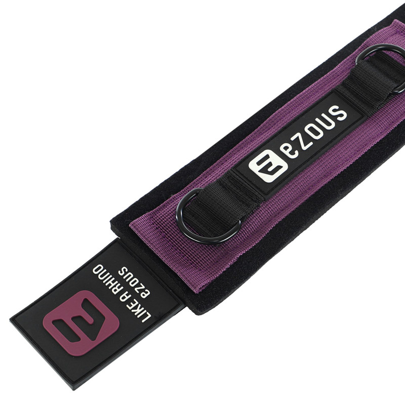 Лямка для ніг TRAINING LEG STRAPS EZOUS H-03 1шт чорний-фіолетовий