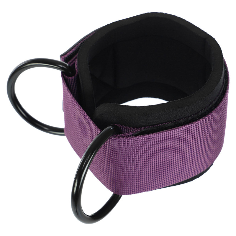 Лямка для ніг TRAINING ANKLE STRAPS 3.0 EZOUS H-04 1шт чорний-фіолетовий