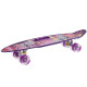 Пенні борд Penny Board круїзер пластиковий з колесами які світяться та ручкою для перенесення 24