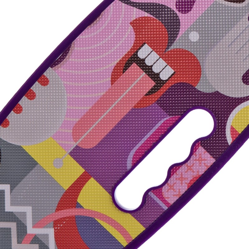 Пенні борд Penny Board круїзер пластиковий з колесами які світяться та ручкою для перенесення 24