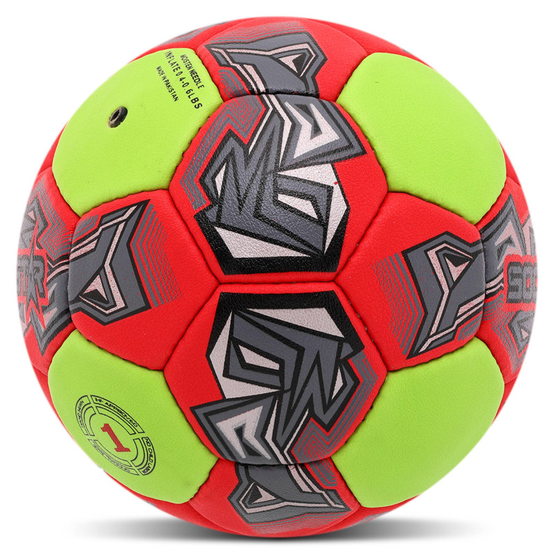 М'яч гандбольний SOCCER STAR HB-4526-1 розмір 1 червоний-салатовий