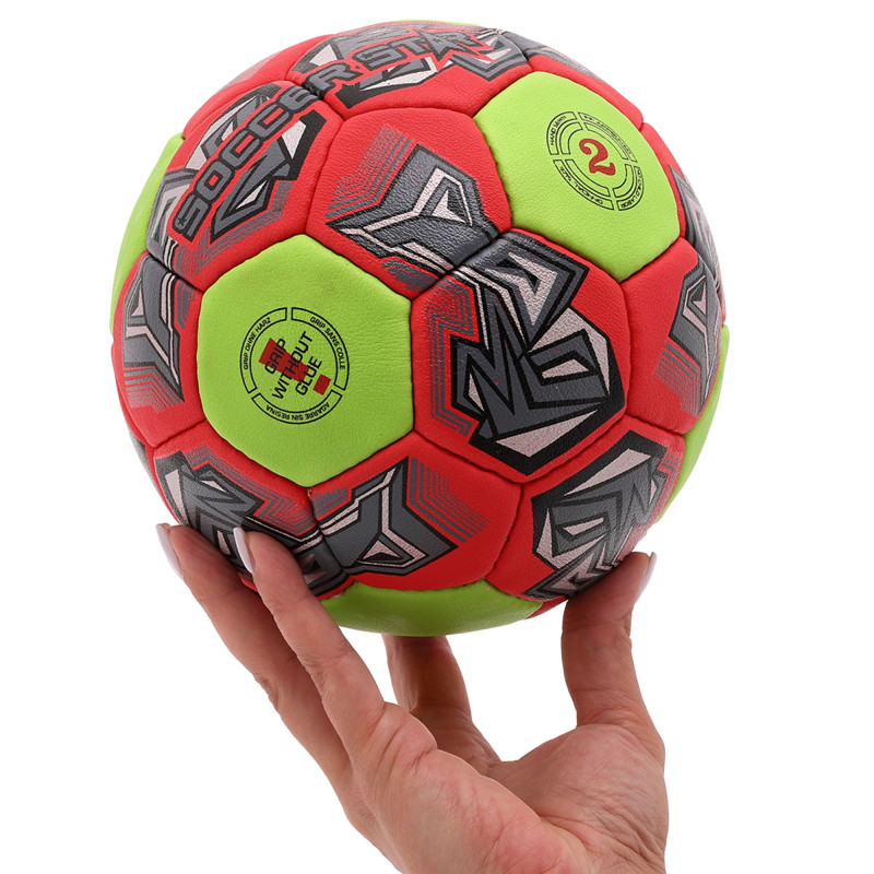 М'яч гандбольний SOCCER STAR HB-4526-2 розмір 2 червоний-салатовий