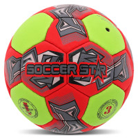 М'яч гандбольний SOCCER STAR HB-4526-3 розмір 3 червоний-салатовий