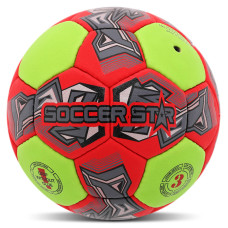 М'яч гандбольний SOCCER STAR HB-4526-3 розмір 3 червоний-салатовий