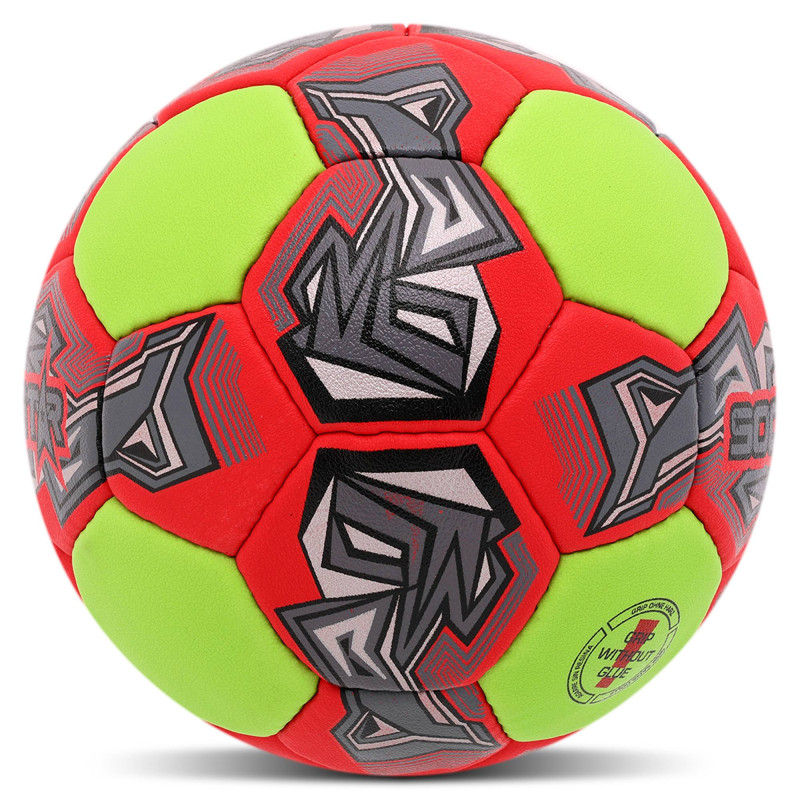 М'яч гандбольний SOCCER STAR HB-4526-3 розмір 3 червоний-салатовий
