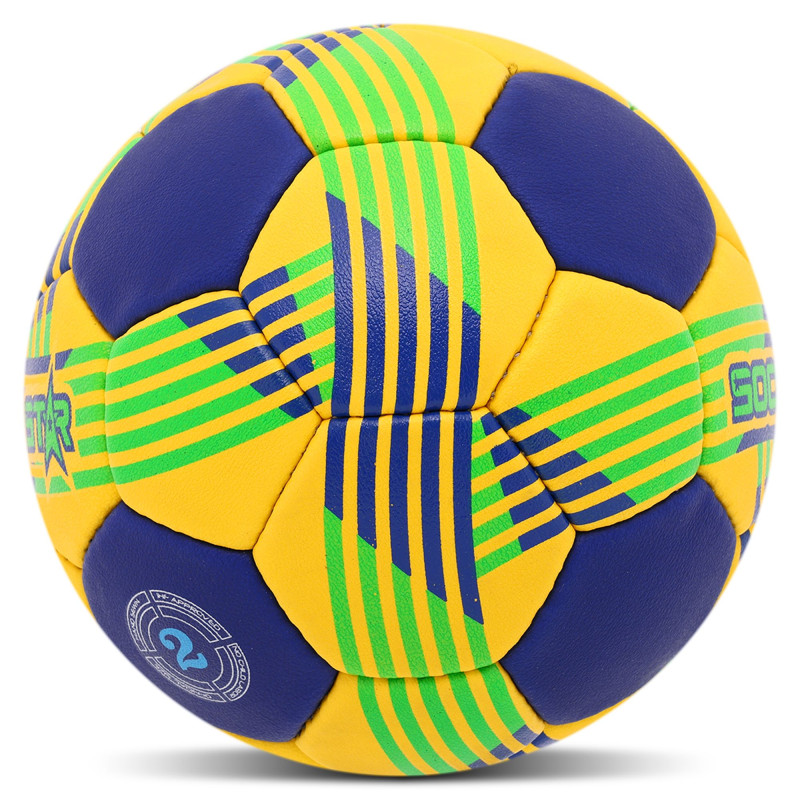 М'яч гандбольний SOCCER STAR HB-4527-2 розмір 2 жовтий-синій
