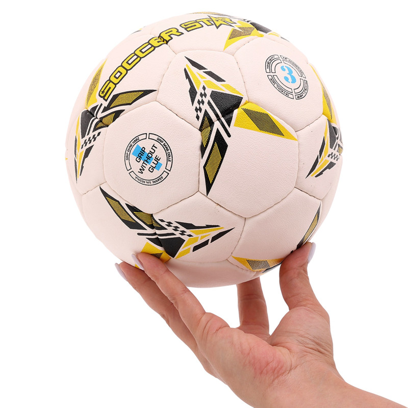 М'яч гандбольний SOCCER STAR HB-4542-3 розмір 3 білий-жовтий