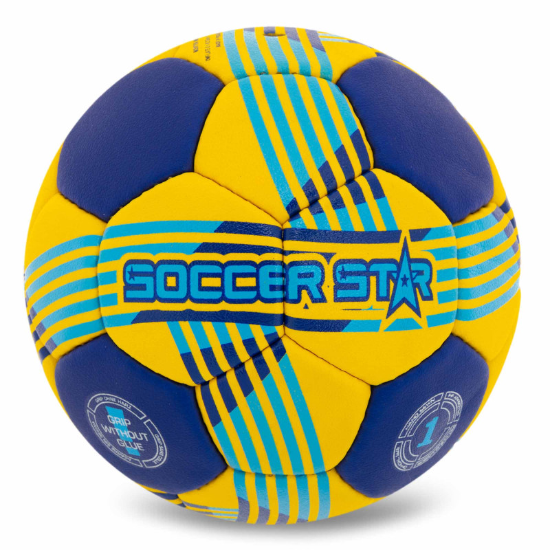 М'яч гандбольний SOCCER STAR HB-5153-1 розмір 1 синій-жовтий