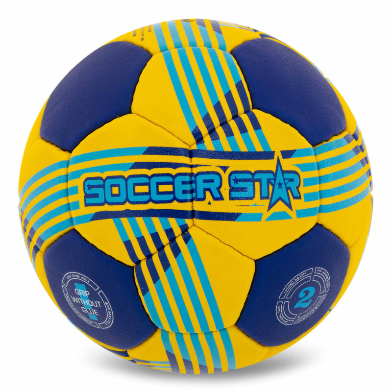 М'яч гандбольний SOCCER STAR HB-5153-2 розмір 2 синій-жовтий