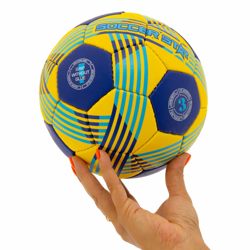 М'яч гандбольний SOCCER STAR HB-5153-3 розмір 3 синій-жовтий