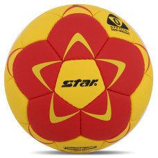 М'яч гандбольний STAR NEW PROFESSIONAL GOLD HB420 размер 0 жовтий-червоний