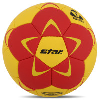 М'яч гандбольний STAR NEW PROFESSIONAL GOLD HB421 размер 1 жовтий-червоний