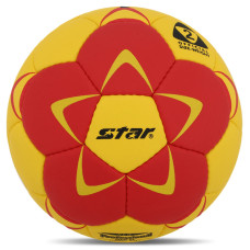 М'яч гандбольний STAR NEW PROFESSIONAL GOLD HB422 размер 2 жовтий-червоний