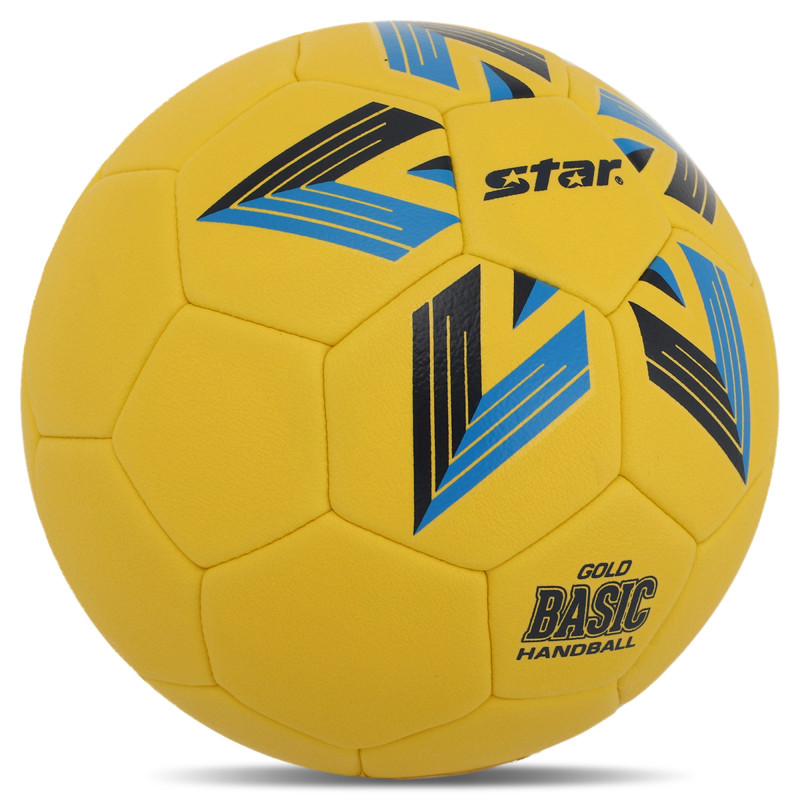 М'яч гандбольний STAR GOLD BASIC HB611 размер 1 жовтий-синій