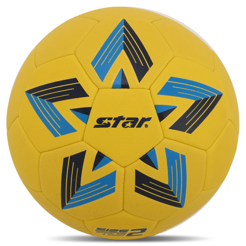 М'яч гандбольний STAR GOLD BASIC HB612 размер 2 жовтий-синій