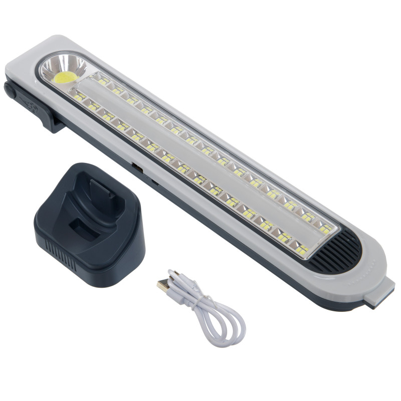 Світильник аварійного освітлення з акумулятором X-BALOG HEL-6855-1 сірий