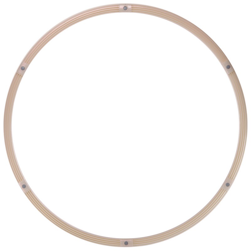 Обруч для схуднення розбірної Хула Хуп Hula Hoop PEARL PRO-SUPRA HR-056 6 секцій, d-84см білий