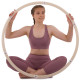 Обруч для схуднення розбірної Хула Хуп Hula Hoop PEARL PRO-SUPRA HR-056 6 секцій, d-84см білий