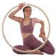 Обруч для схуднення розбірної Хула Хуп Hula Hoop PEARL PRO-SUPRA HR-056 6 секцій, d-84см білий